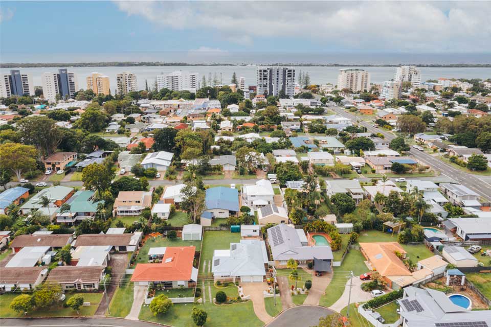 sunshine coast arial shot